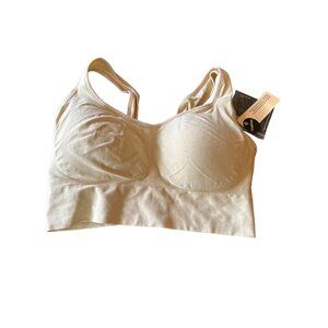Truekind Beige Wireless Comfort Bra With Back Extender 2XL